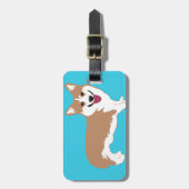 Corgi Dog Bagagelabel (Voorkant verticaal)