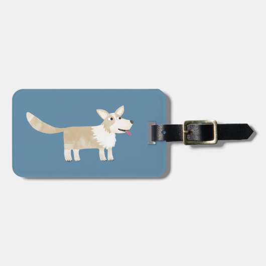 Corgi Dog Bagagelabel (Voorkant horizontaal)