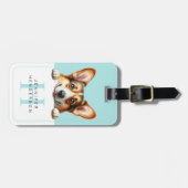 Corgi Dog Bagagelabels (Voorkant horizontaal)