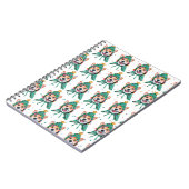 Corgi Dog Breed Christmas Notitieboek (Linkerzijde)