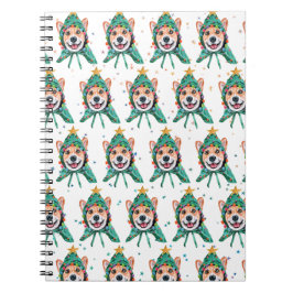 Corgi Dog Breed Christmas Notitieboek