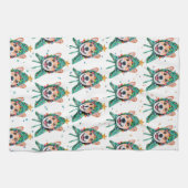 Corgi Dog Breed Christmas Theedoek (Horizontaal)