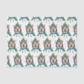Corgi Dog Breed Christmas Tissuepapier (Voorkant)