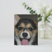 Corgi Dog Briefkaart (Staand voorkant)