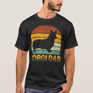 Corgi Dog Cavalier Dad T-shirt