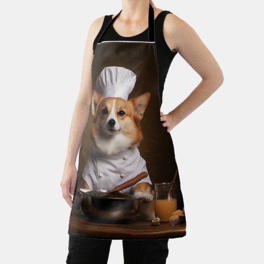 Corgi Dog Chef Schort (Insitu)