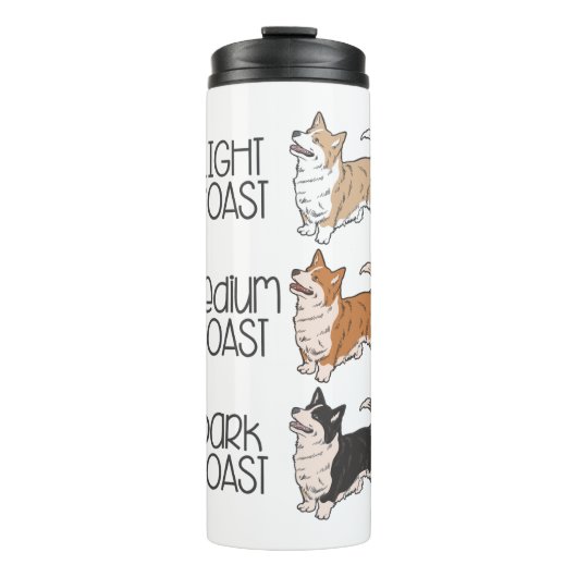 Corgi Dog & Coffee Thermosbeker (Voorkant)