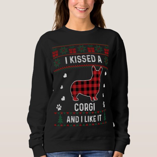 Corgi Dog Corgi Dog Ugly KerstSweater Trui (Voorkant)