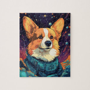 Corgi Dog Corgis Space Astronauts hondenliefhebber Legpuzzel