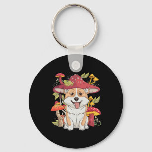 Corgi Dog Cottagecore kikker Esthetische Mannen Vr Sleutelhanger