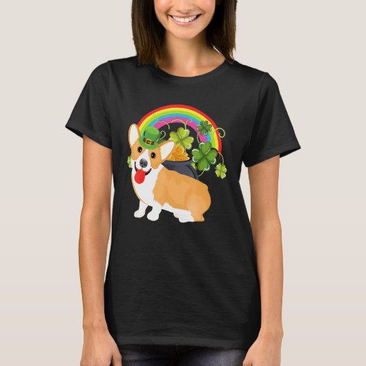 Corgi Dog Crusher Cute Graphic T-shirt (Voorkant)
