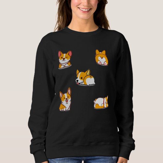 Corgi Dog Cute Trui (Voorkant)