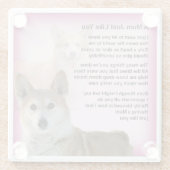Corgi Dog Design Mum Poem Onderzetter (Achterkant)