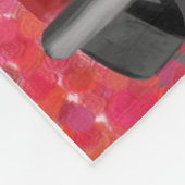 Corgi Dog Driving Car with Hearts Valentijns Fleece Deken (Hoek)