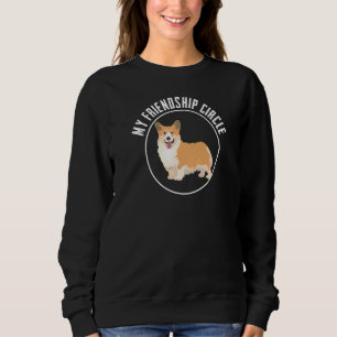 Corgi Dog Friendship Circle Dog Owner Pun Slogan Trui