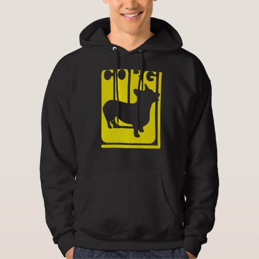 Corgi Dog Funny Hoodie (Voorkant)