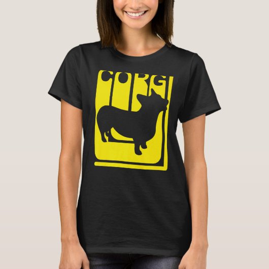Corgi Dog Funny T-shirt (Voorkant)