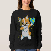 Corgi Dog Happy Earth Day Boys Girls Trui (Voorkant)