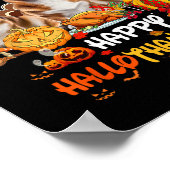 Corgi Dog Happy Halloween Thanksgiving Merry Chris Poster (Hoek)
