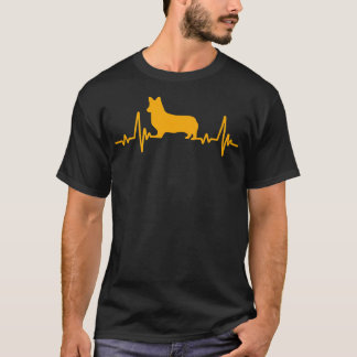 Corgi Dog Heartbeat Corgi Dad51 T-shirt