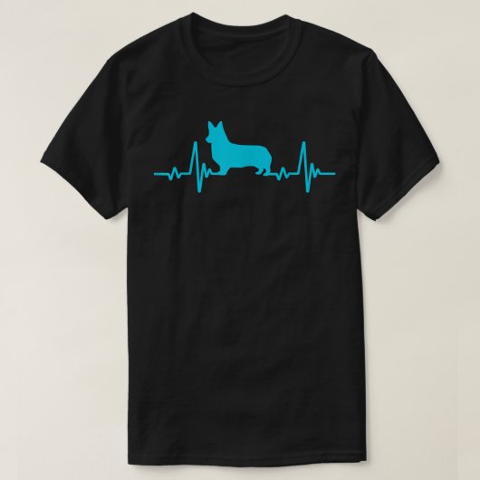 Corgi Dog Heartbeat Corgi Dad52 T-shirt (Design voorkant)