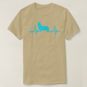 Corgi Dog Heartbeat Corgi Dad-341 T-shirt (Design voorkant)