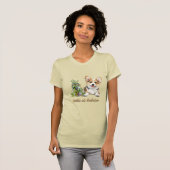 Corgi Dog Herbs als medicijn T-shirt (Voorkant volledig)