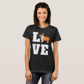 Corgi Dog I Love Corgis T-shirt (Voorkant volledig)