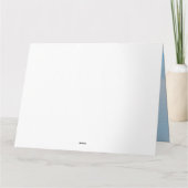 Corgi Dog in auto met kerstman Kaart (Achterkant)