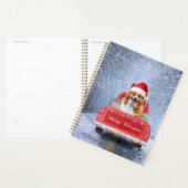 Corgi Dog in sneeuw, met kerstmis Planner (Display)