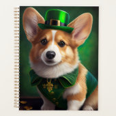 Corgi Dog in St. Patrick's Day Dress Planner (Voorkant)