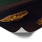 Corgi Dog in St. Patrick's Day Dress Poster (Hoek)