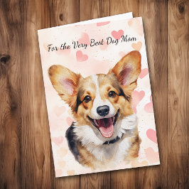 Corgi Dog Jij maakt mijn staart zwaai mam Feestdagen Kaart
