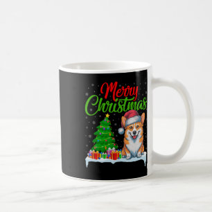 Corgi Dog Kerstboom Lights Funny Xmas Corgi D Koffiemok