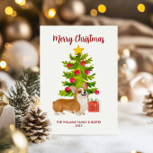 Corgi Dog kerstKaart