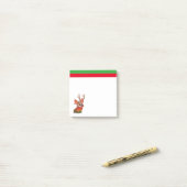 Corgi Dog Kerstmis Post-It Notes (Op bureau)