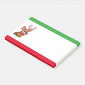 Corgi Dog Kerstmis Post-It Notes (Schuin)