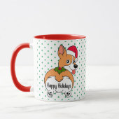 Corgi Dog kerstMok Mok (Links)