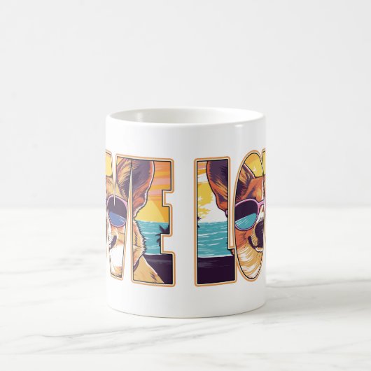 Corgi Dog Love Koffiemok (Center)