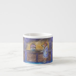 Corgi Dog maakt de Morning Koffee Espresso Kop