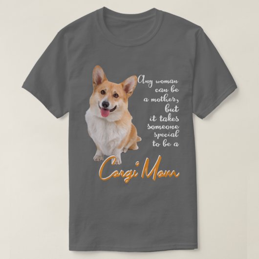 Corgi Dog mam speciale moeder voor vrouwen T-shirt (Design voorkant)