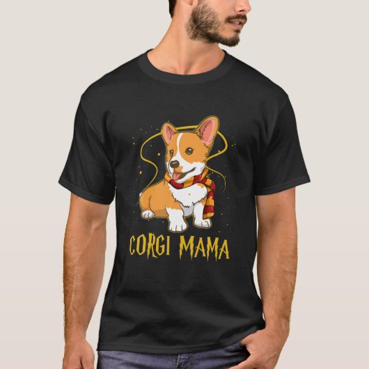Corgi Dog mama Funny Mama Moederdag Gift T-shirt (Voorkant)