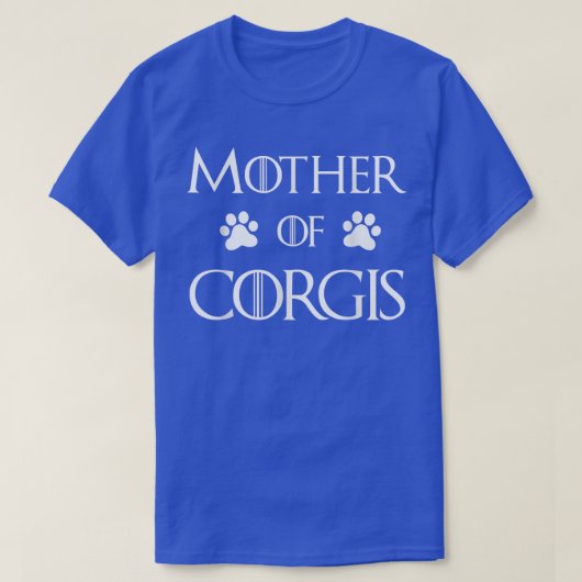 Corgi Dog mama van Corgis T-shirt (Design voorkant)