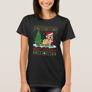 Corgi Dog Merry Corgmas overeenkomend met Ugly Cor T-shirt