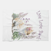 Corgi Dog Mom Floral Theedoek (Horizontaal)