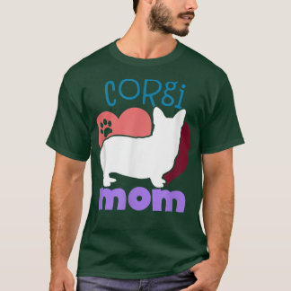 Corgi dog MomCorgi  T-shirt