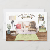 Corgi Dog Moving Announcement Kaart (Voorkant)