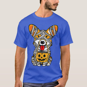 Corgi Dog Mummy Halloween Costume Hondenliefhebber T-shirt