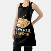 Corgi Dog Officieel Sleepshirt Sleeping Puppy Corg Schort (Insitu)