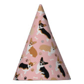 Corgi Dog Paws and Botten Party Pet Feesthoedjes (Rechts)